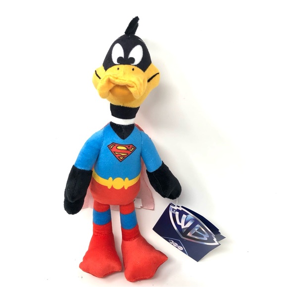 Looney Tunes Superhero-Superman Daffy Duck Superhero Plush Toy - Picture 1 of 4